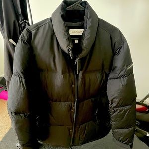 Calvin Klein men’s puffer, Black. Large